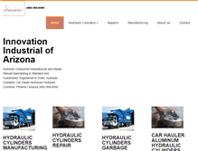 Tablet Screenshot of innovationindustrial.com